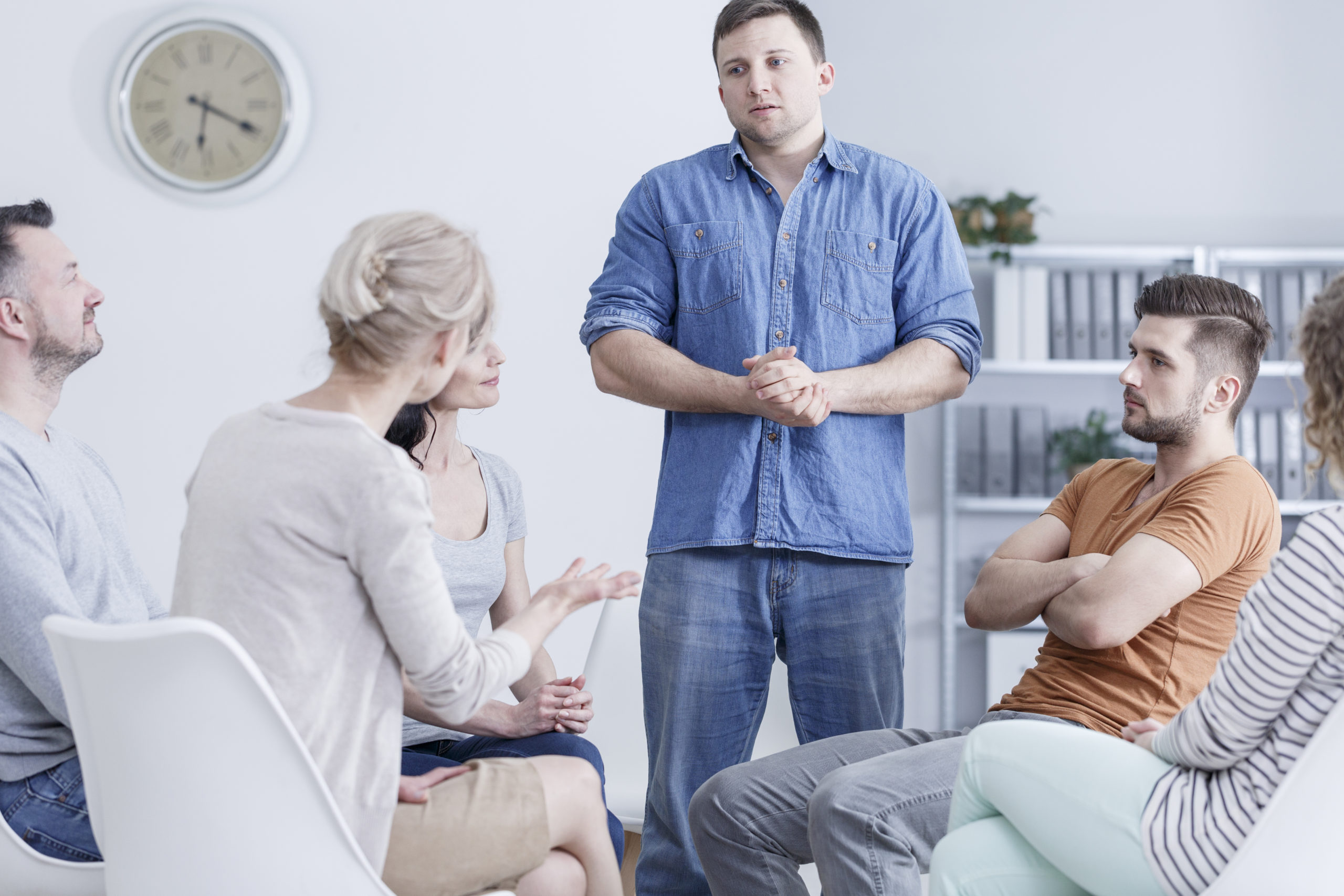 family trying to force someone to go to rehab