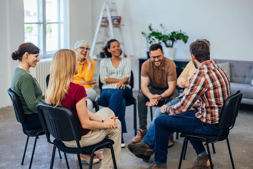 group therapy during detox for men and women