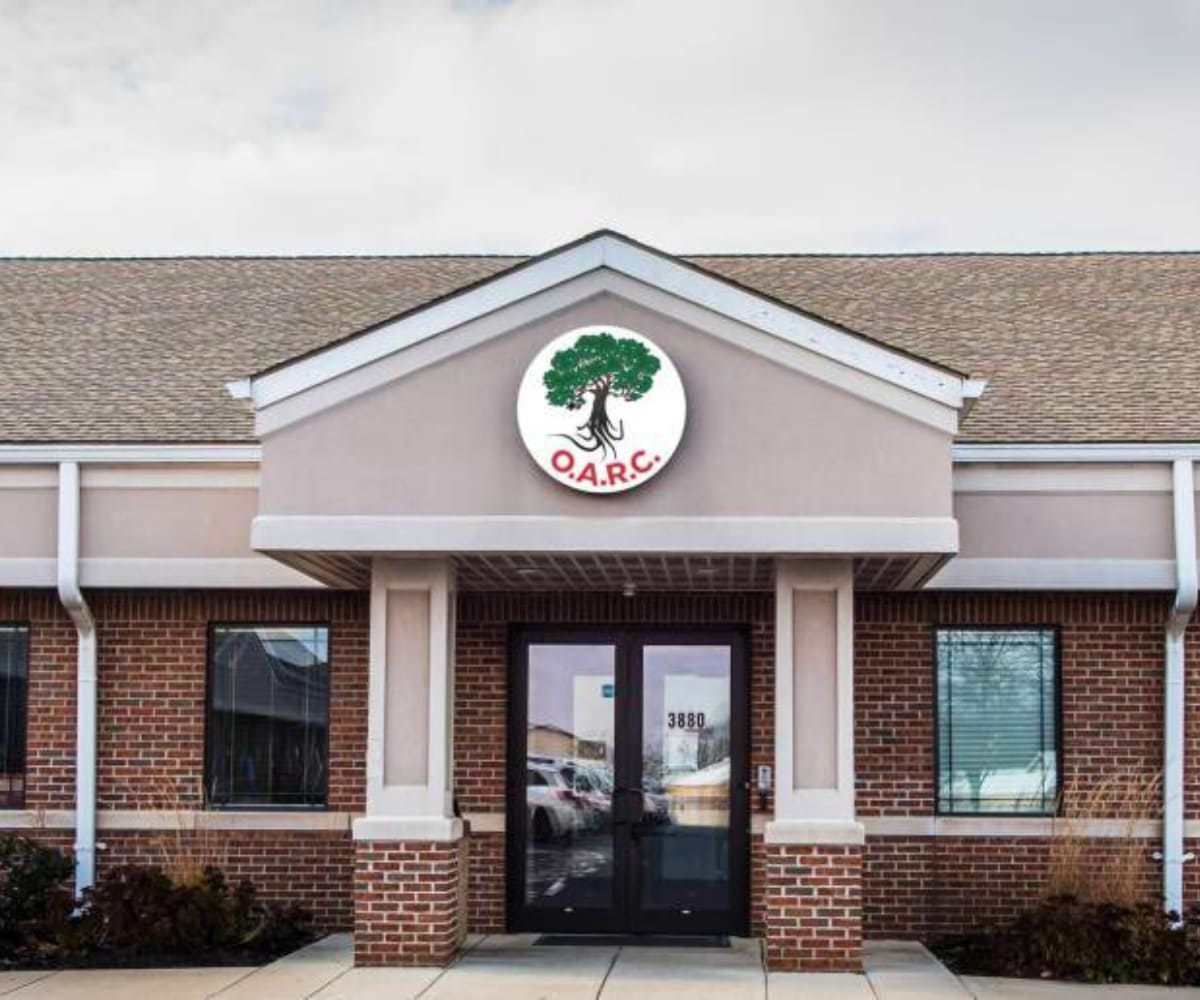 Front view of the OARC building.