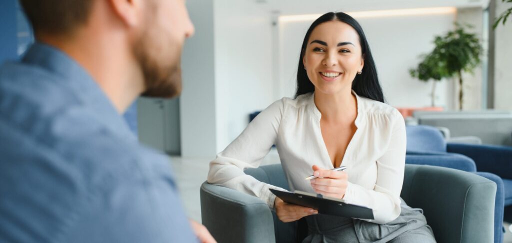 One-on-one therapy at a professional rehab in Ohio.