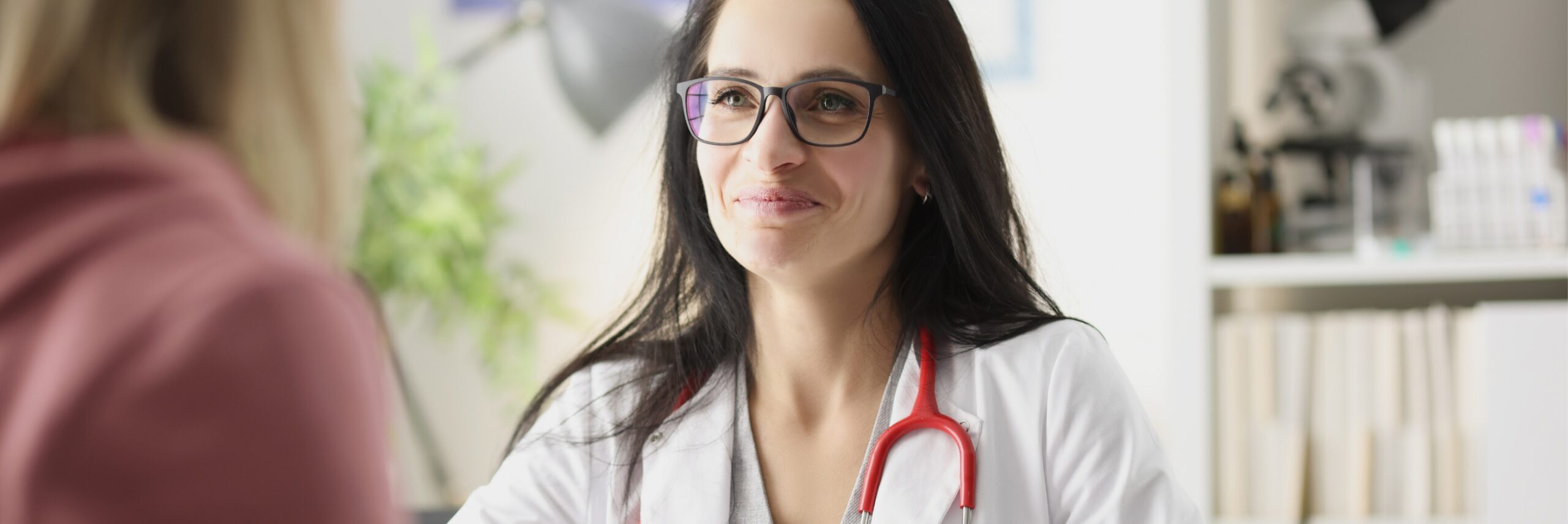 A woman talks to her doctor about options for rehabs in Ohio.