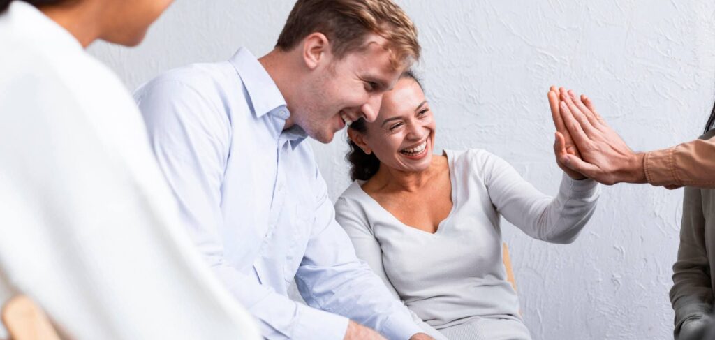 Peer support meeting as part of our Ohio IOP.