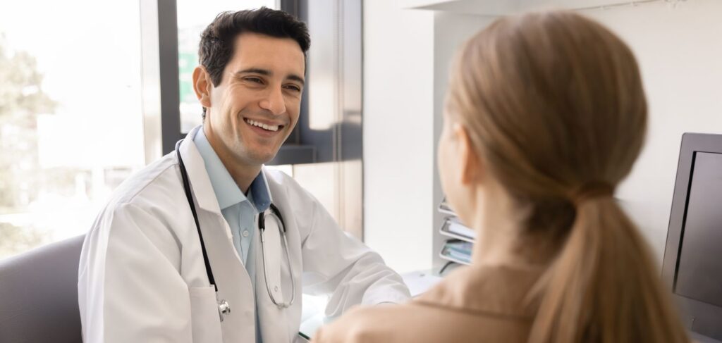 Physician supporting patient during MDMA detox in Ohio.