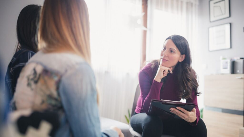 Counselling session during an Ativan Detox